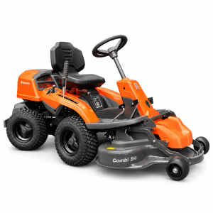 Husqvarna R 214TC na beloj pozadini