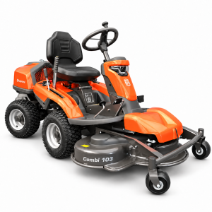 Husqvarna R 316TX AWD na beloj pozadini