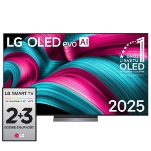 LG OLED77C51LA 77-inčni LG OLED evo AI C5 4K pametni televizor 2+3 godine garancija