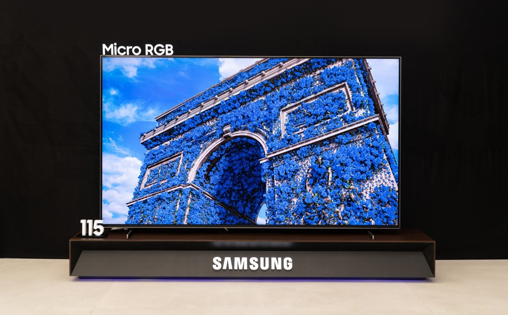 Samsung Micro RGB televizor od 115 inča – zvanična Samsung fotografija